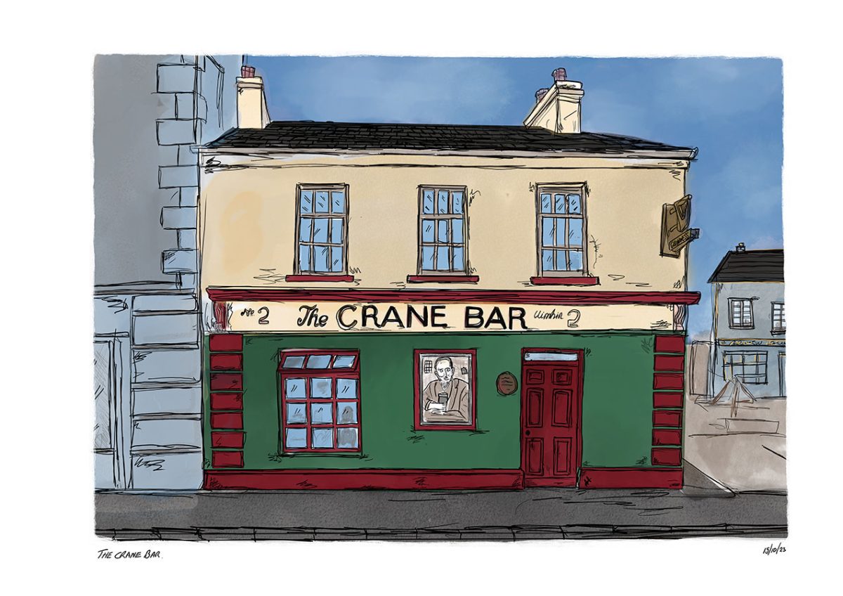 The Crane Bar, Printable A4 / A3 Digital Download - Image 2